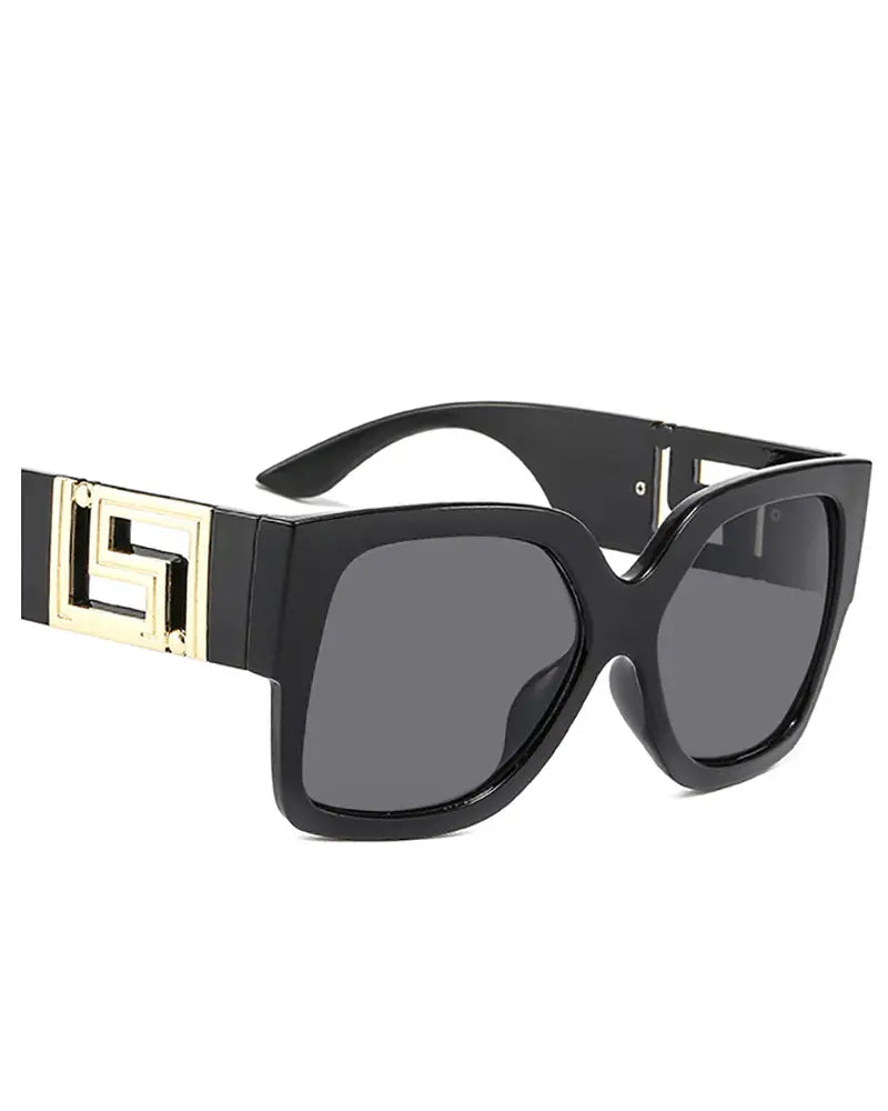 1Pair Hollow Out Square Frame Sunglasses