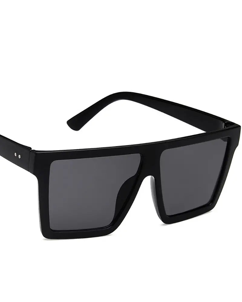 1Pair Square Frame Retro Sunglasses