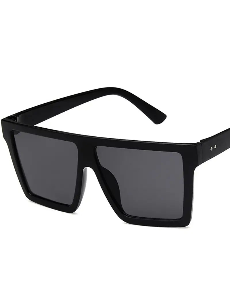 1Pair Square Frame Retro Sunglasses