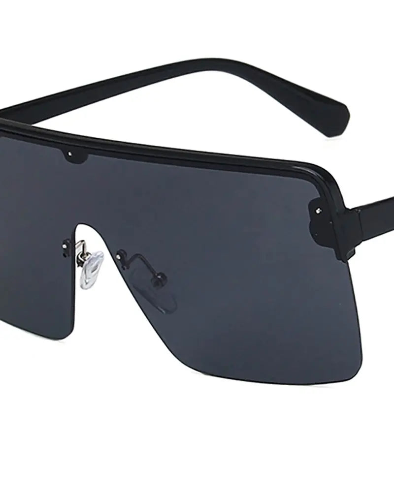 1Pair Flat Top Square Frame Sunglasses