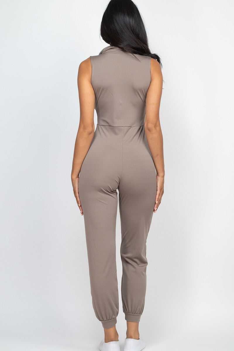 Zip Front Jumpsuit