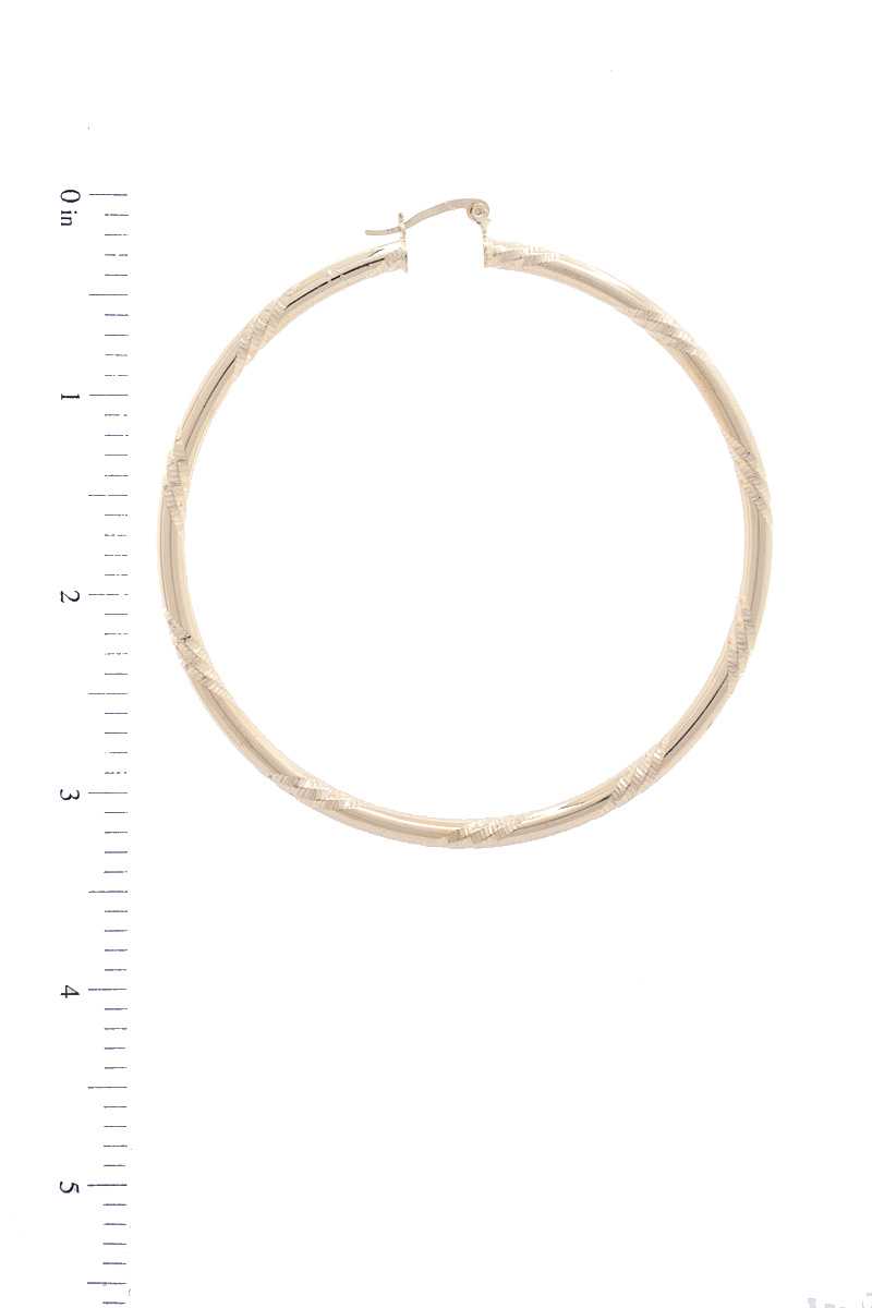 Metal Hoop Earring