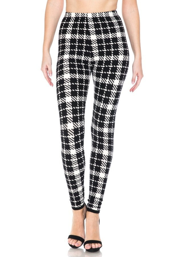 Printed Leggings With An Elasticized Waist Band