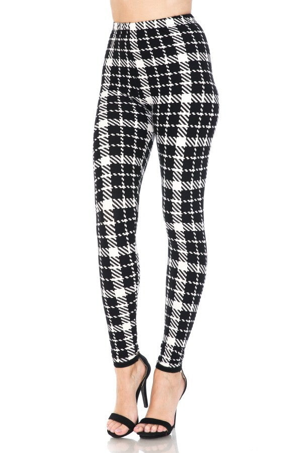 Printed Leggings With An Elasticized Waist Band