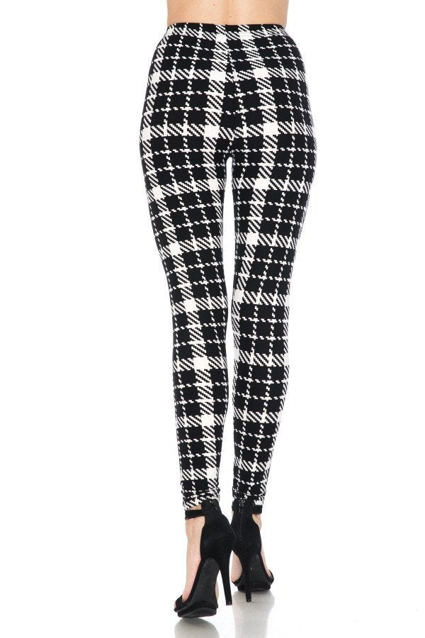 Printed Leggings With An Elasticized Waist Band