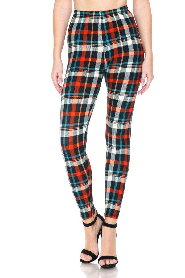 Printed Leggings With An Elasticized Waist Band