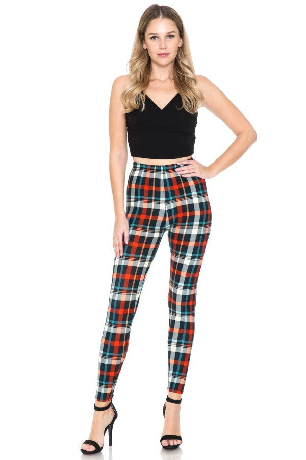 Printed Leggings With An Elasticized Waist Band