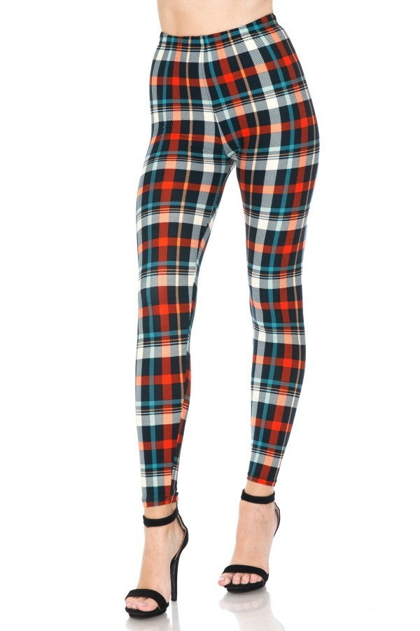 Printed Leggings With An Elasticized Waist Band