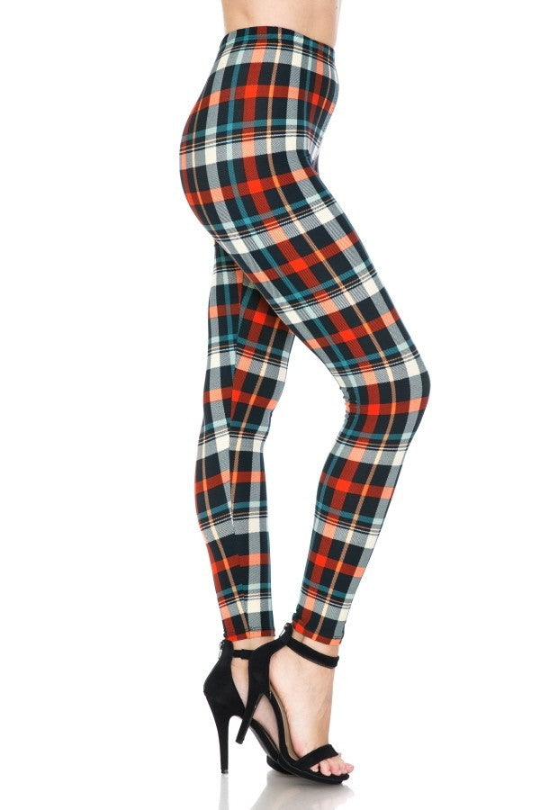 Printed Leggings With An Elasticized Waist Band