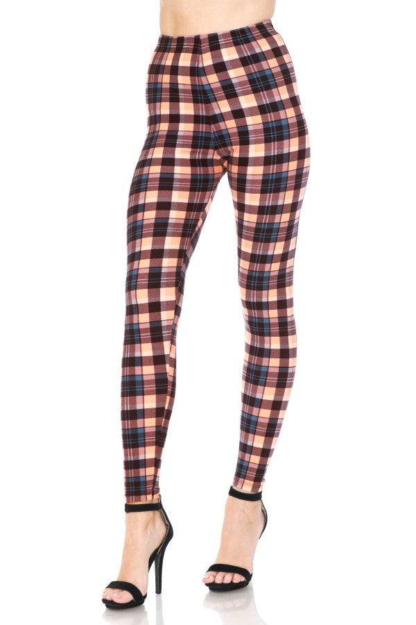 Printed Leggings With An Elasticized Waist Band