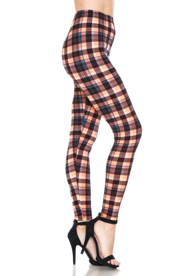 Printed Leggings With An Elasticized Waist Band