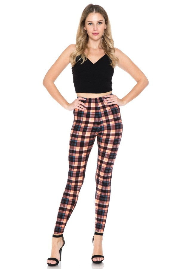 Printed Leggings With An Elasticized Waist Band