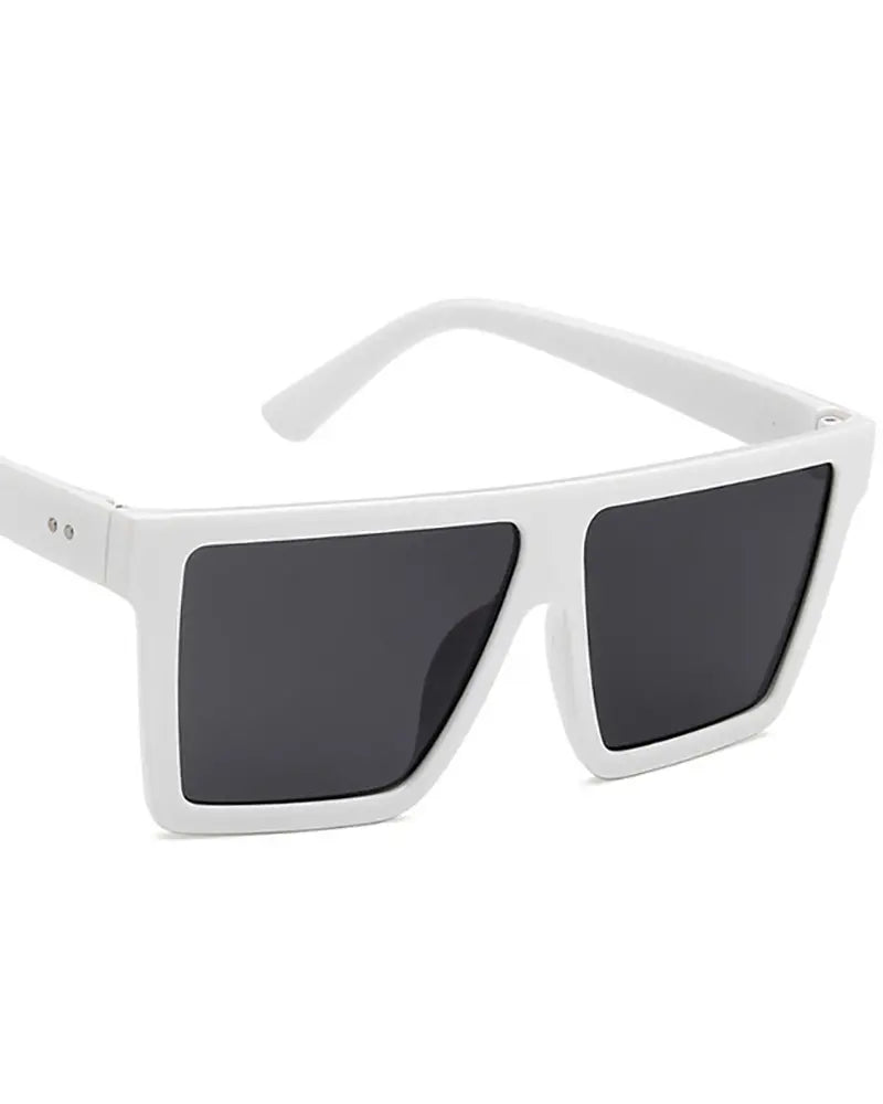 1Pair Square Frame Retro Sunglasses