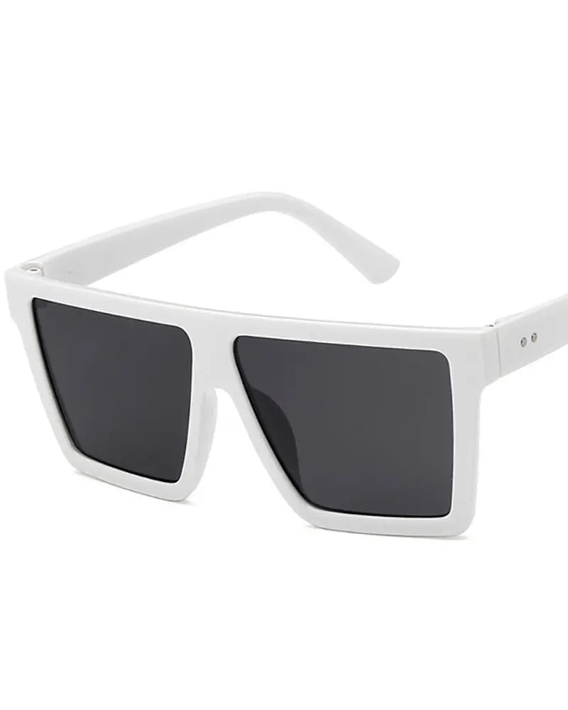 1Pair Square Frame Retro Sunglasses