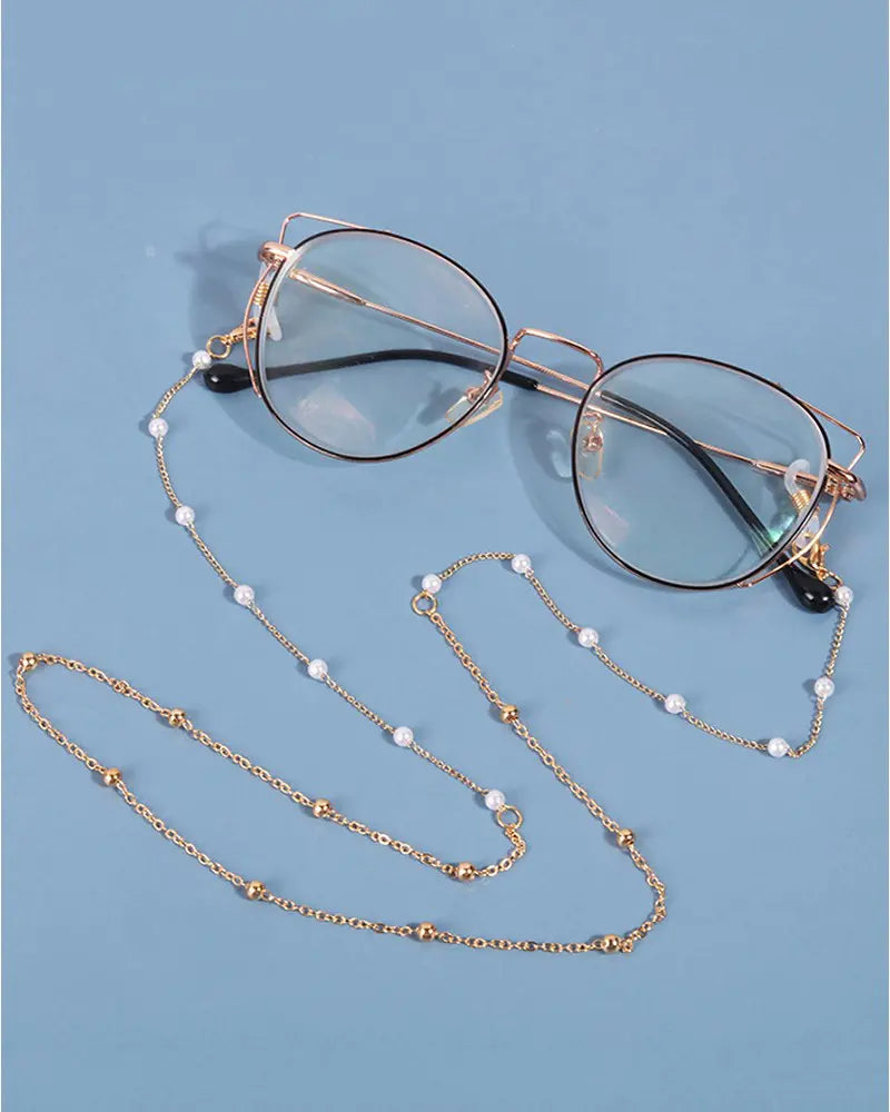 1pcs Face Mask Holders Eyeglasses Beaded Chain