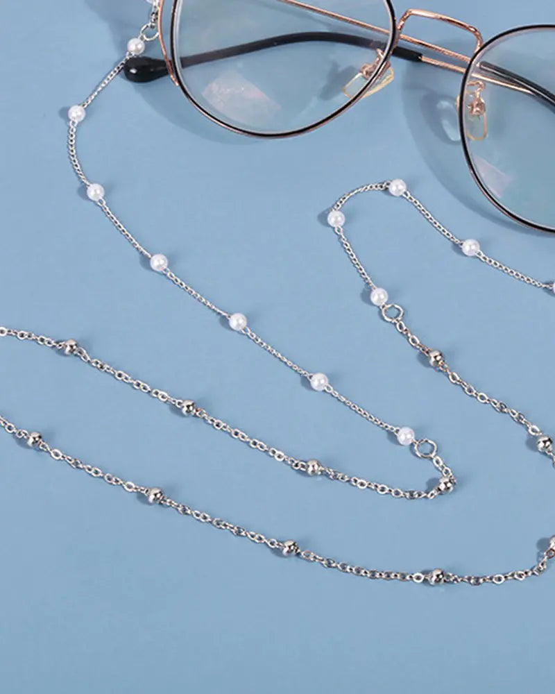 1pcs Face Mask Holders Eyeglasses Beaded Chain