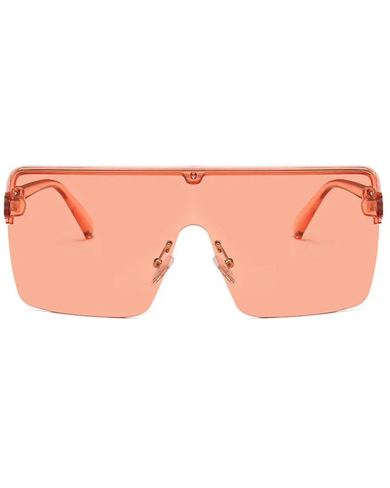 1Pair Flat Top Square Frame Sunglasses