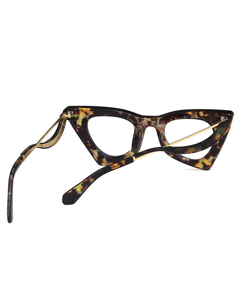 1 Pair Retro Cat Eye Frame Sunglasses