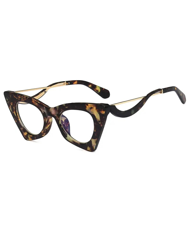 1 Pair Retro Cat Eye Frame Sunglasses