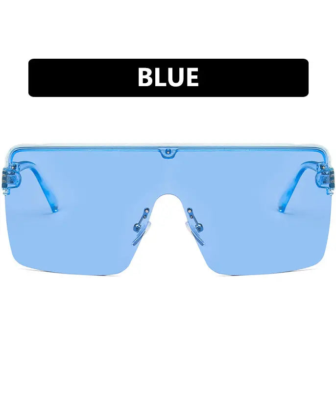 1Pair Flat Top Square Frame Sunglasses