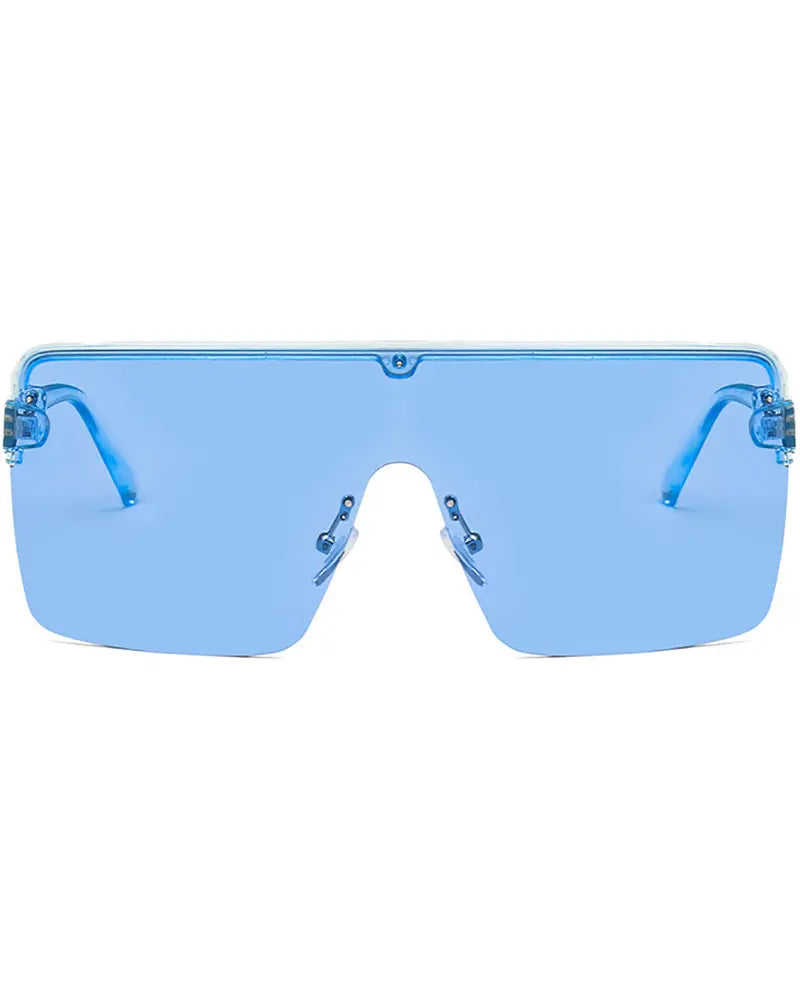 1Pair Flat Top Square Frame Sunglasses